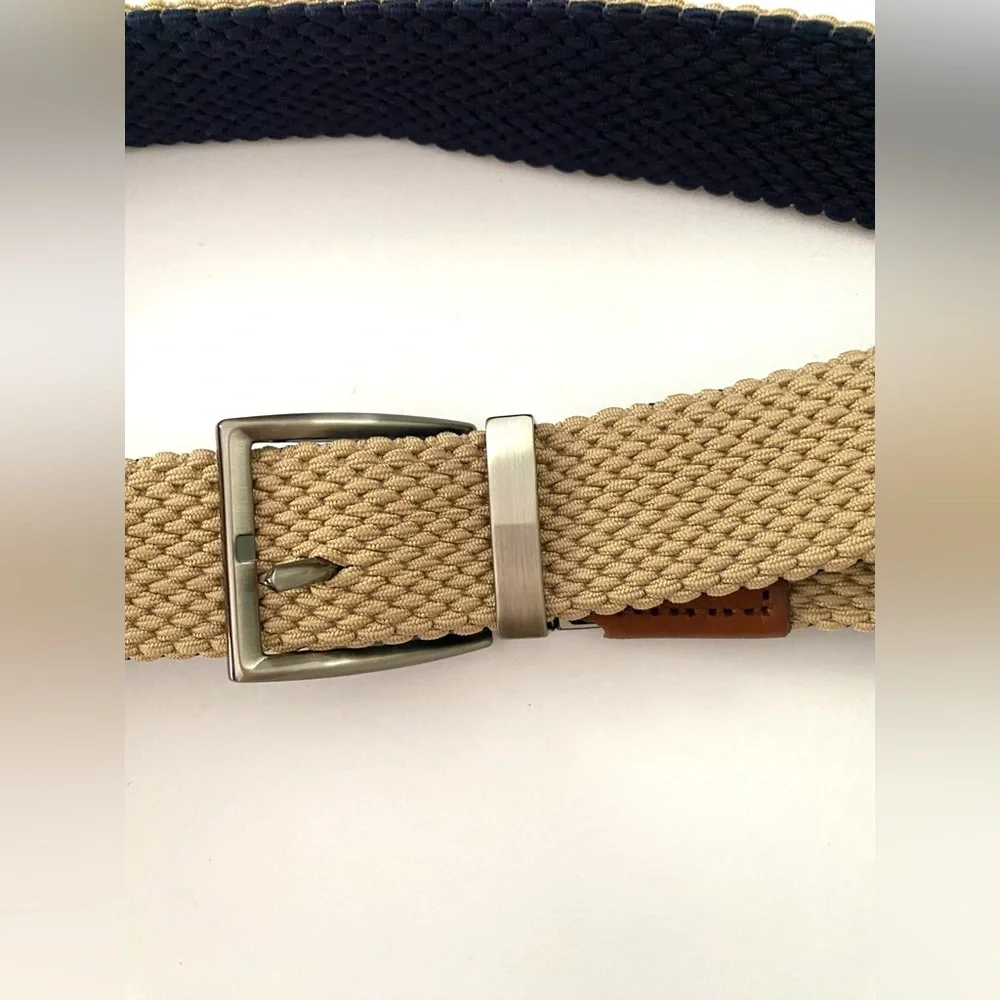 Tommy Bahama Men's Reversible Stretch Khaki Belt XL or 38-42